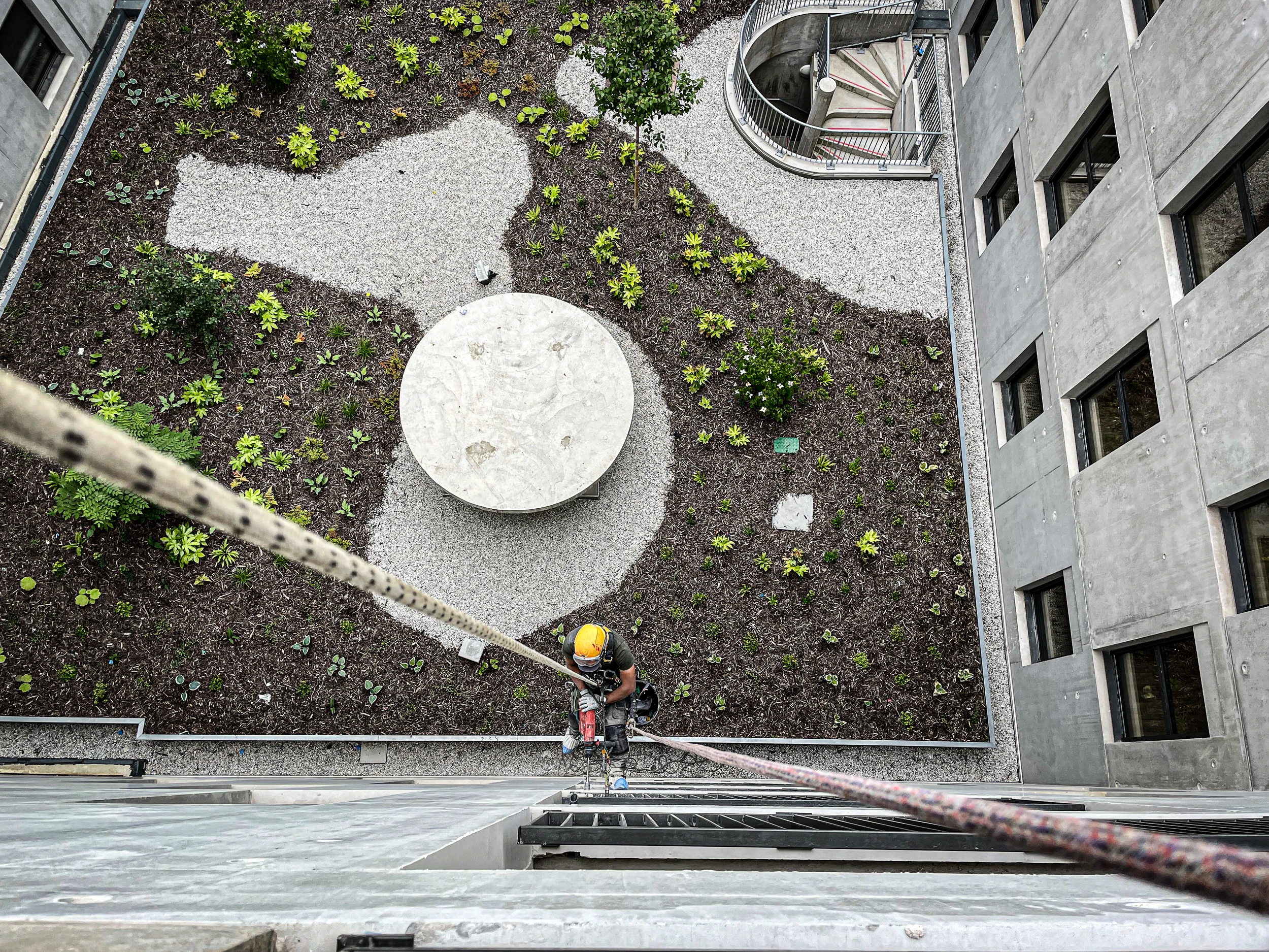 Intervention de cordistes MS Access pour emballé c’est pesé chez QUANTHIC OCEAN à Bordeaux (bâtiment) – 4